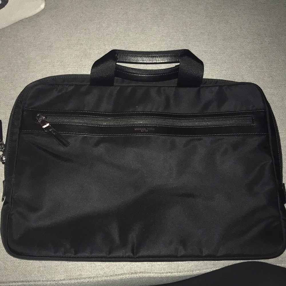 Michael Kors Laptop Bag - Nylon, Black